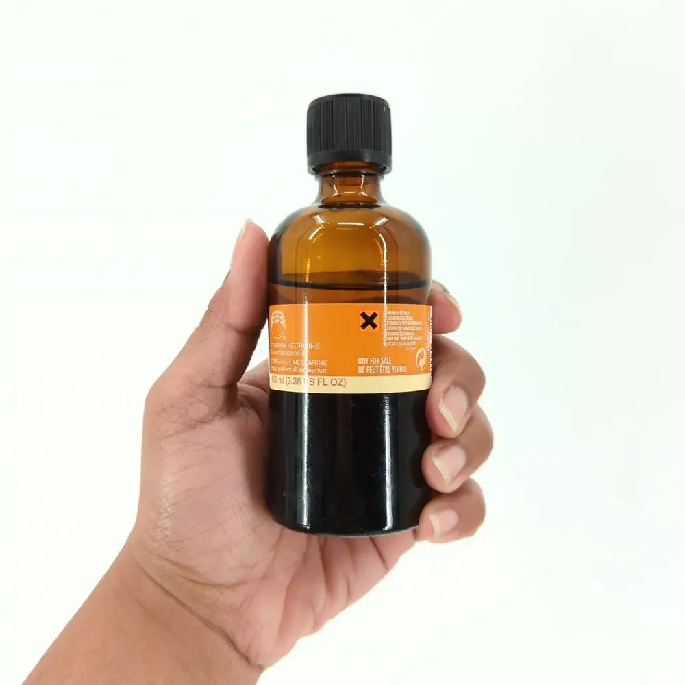 The Body Shop Pumpkin Nectarine Home Fragrance Oil 3.38 fl oz 3/4 FULL Disc RARE